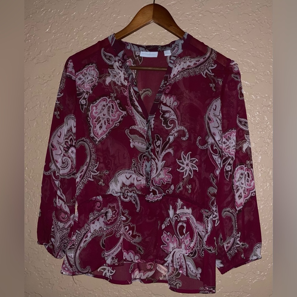 Women’s New York And Company Blouse Sz: XS - Pre-owned